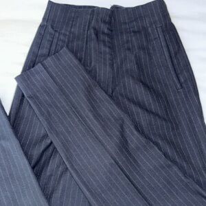 Zara Pinstripe High Waisted Pants